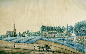 GeZigt op het Dorp Voorst, 1854